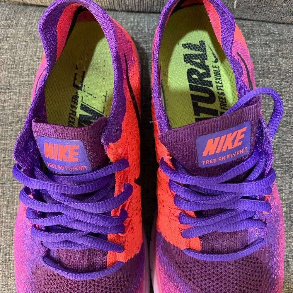 Nike Free RN Flyknit Running Sneakers Women’s Size 6.5 - Picture 4 of 9